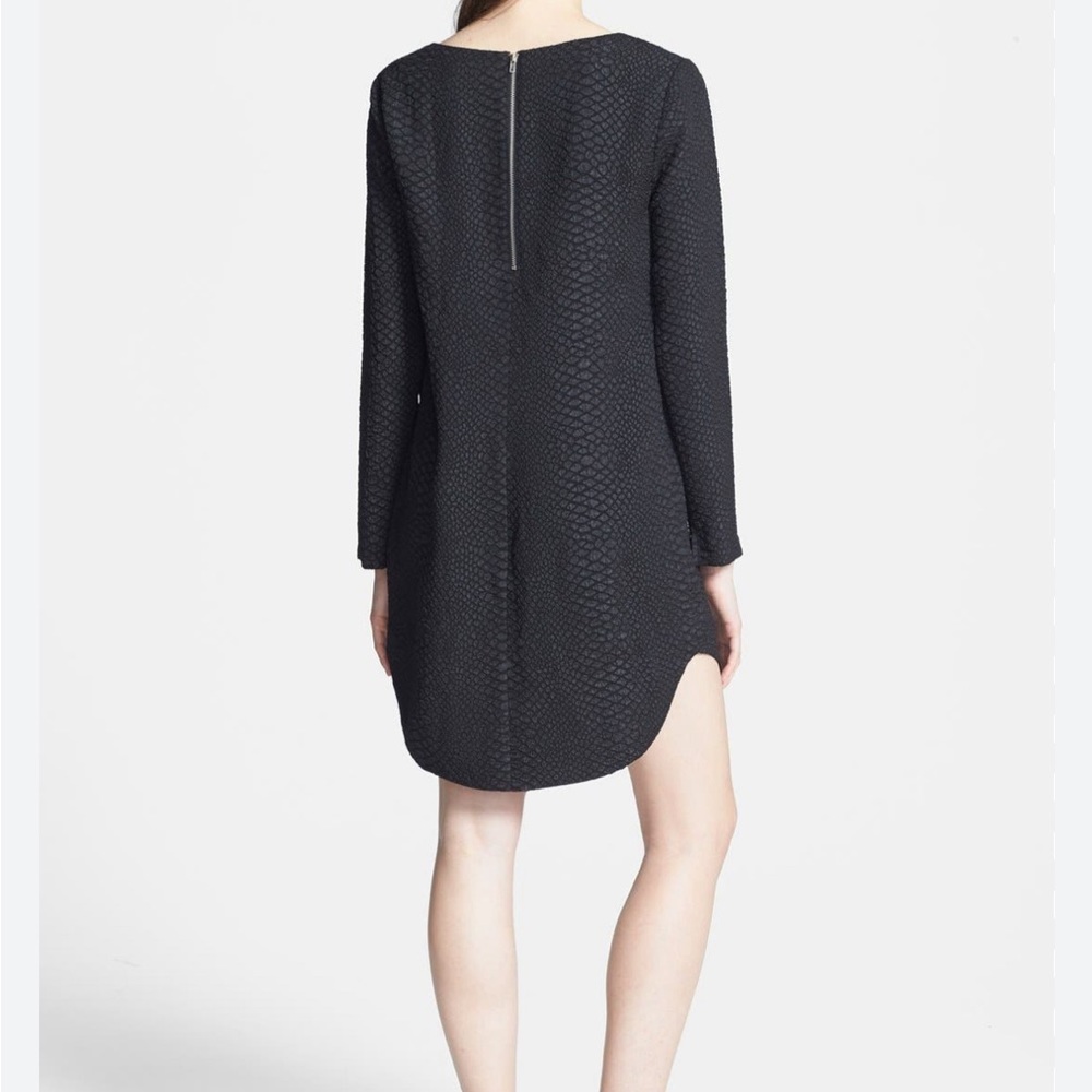 Astr Snake Skin, Black Mini Dress size XS